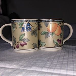 Mikasa Garden Harvest Mugs